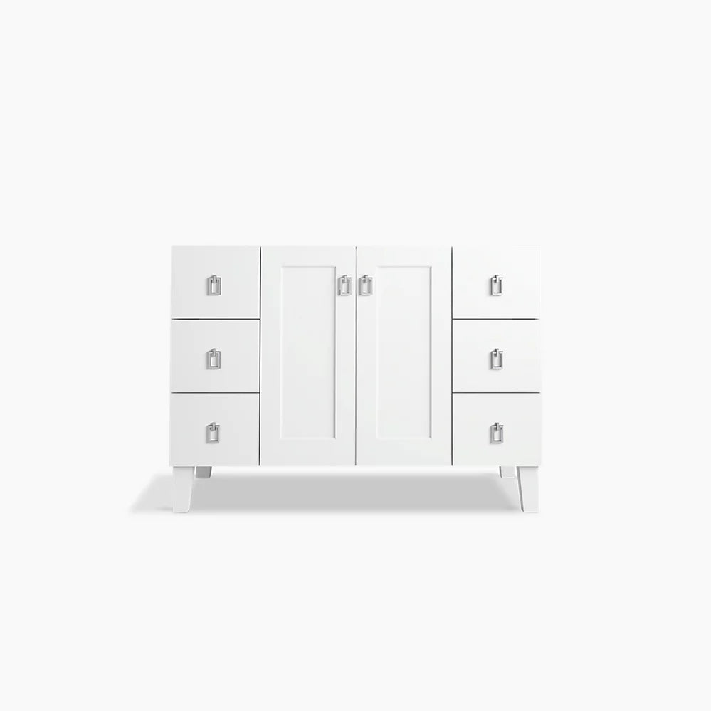 Kohler Poplin 48" bathroom vanity cabinet K-99535-LG-1WA - Plumbing Market