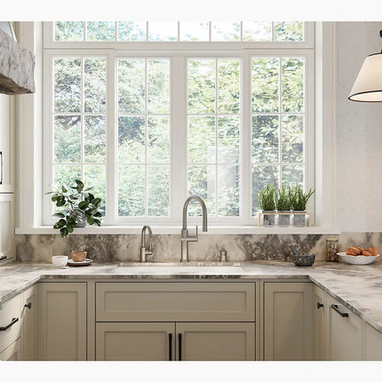 Kohler Air gap cover with collar K-35714-SN - Plumbing Market