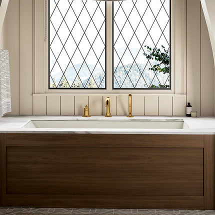 Kohler Castia 1H Bathroom Bath Filler W/Handshower 35913-4-SN - Plumbing Market