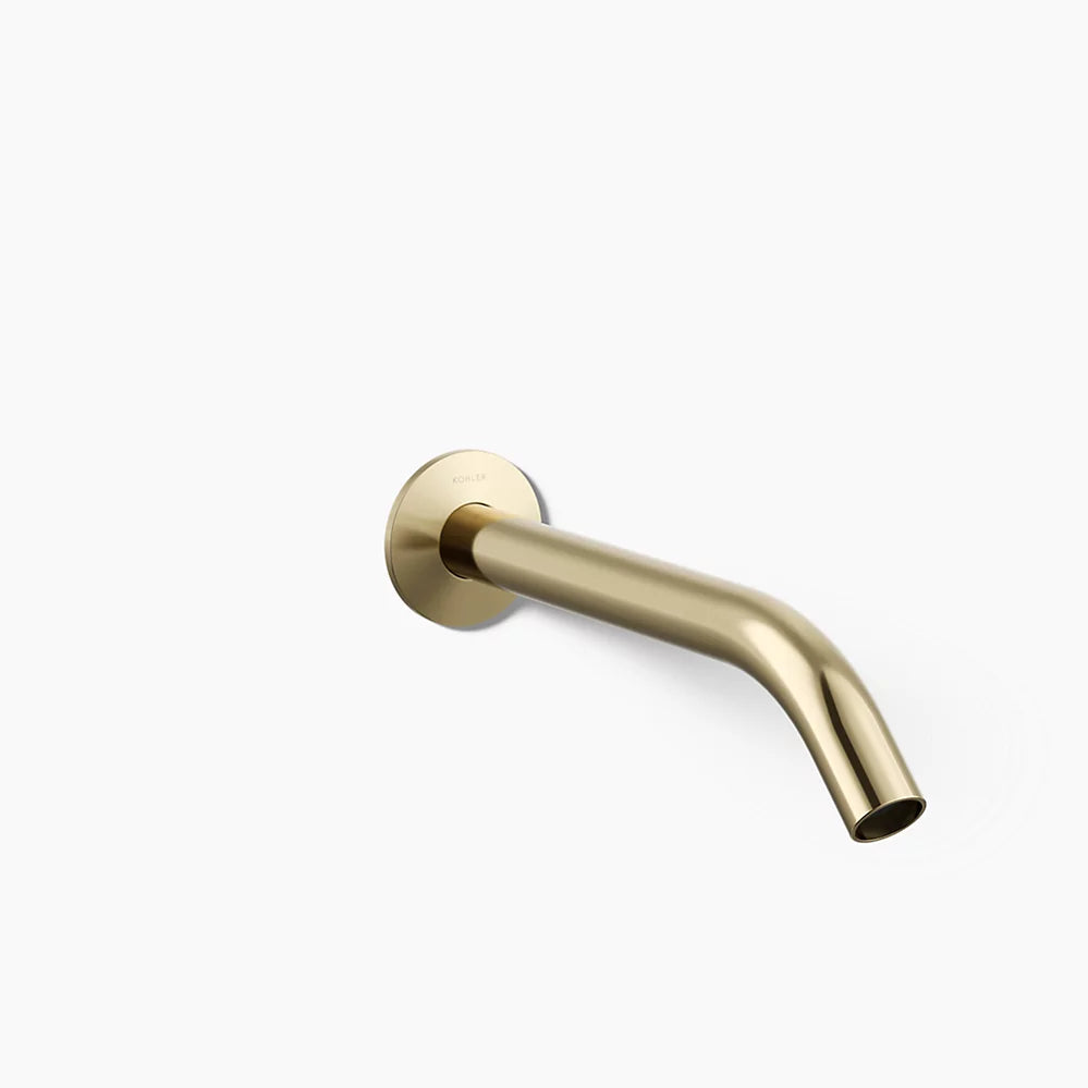 Kohler Components Wall-mount bathroom sink faucet spout with Tube design, 1.2 gpm K-T23890-AF - Plumbing Market