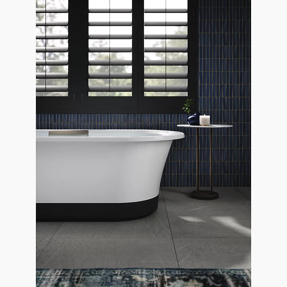 Kohler Volute 70-7/8" x 30-3/8" freestanding bath with base K-29330-0B7-0 - Plumbing Market