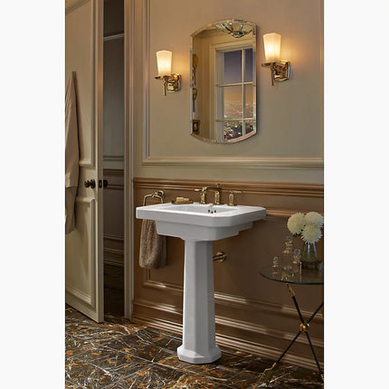 Kohler Archer 20" W x 31" H aluminum single-door medicine cabinet, beveled edges K-3073-NA - Plumbing Market