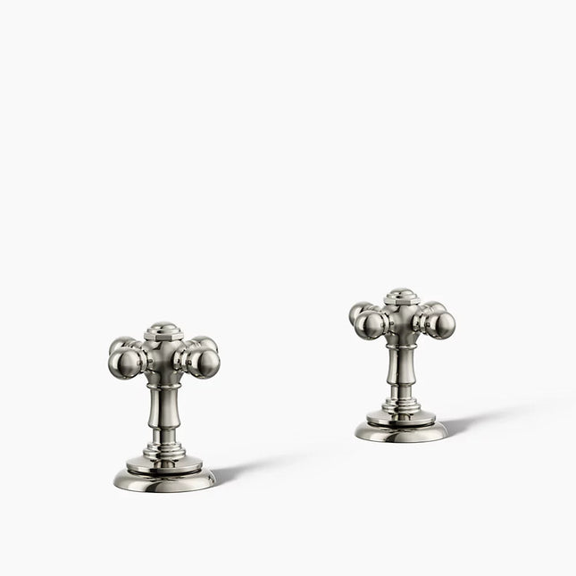 Kohler Artifacts Cross bathroom sink faucet handles K-98068-3-SN - Plumbing Market