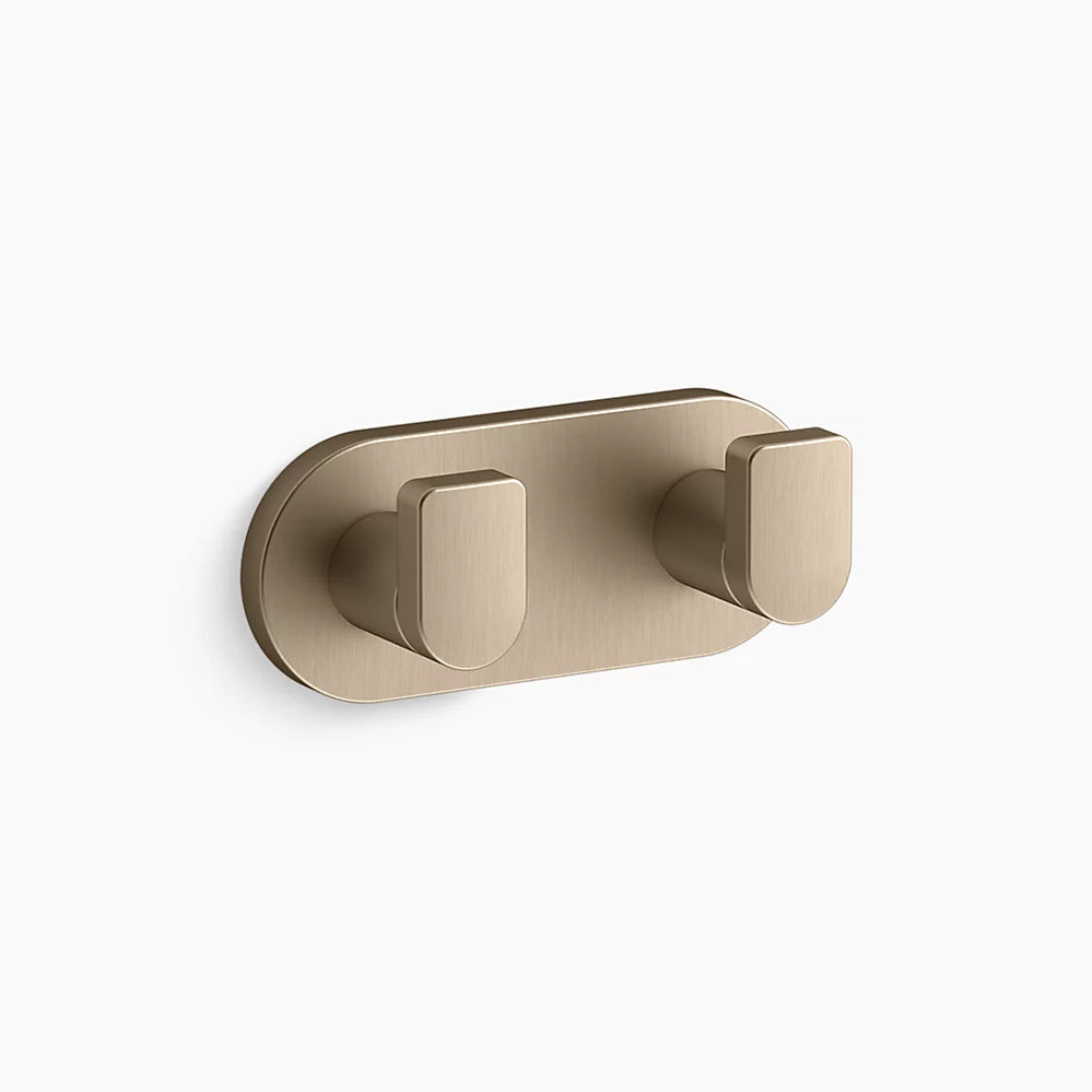 Kohler Composed Double robe hook K-73146-BV - Plumbing Market