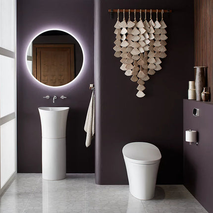 Kohler Veil Pedestal Lavatory No Overflow 20701-N-0 - Plumbing Market