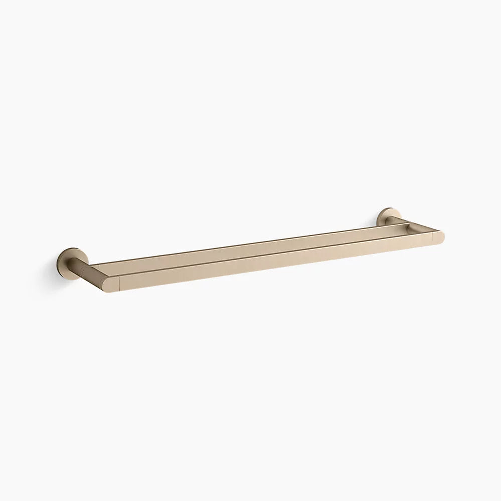 Kohler Composed 24" double towel bar K-73144-BV - Plumbing Market