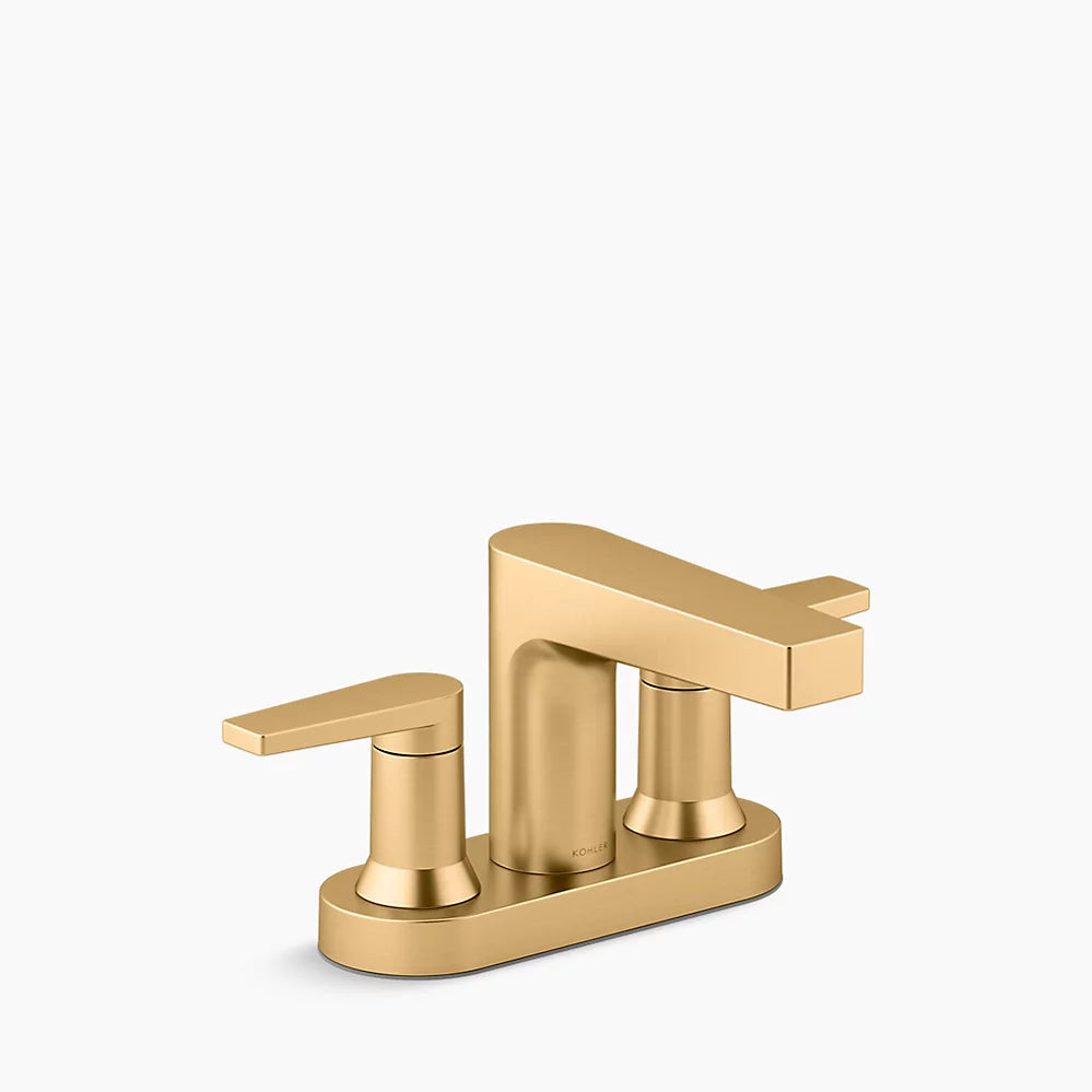 Kohler Taut Centerset bathroom sink faucet, 1.2 gpm K-97031-4-2MB - Plumbing Market