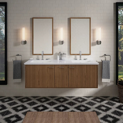 Kohler Jute 60" wall-hung bathroom vanity cabinet K-99548-1WM - Plumbing Market
