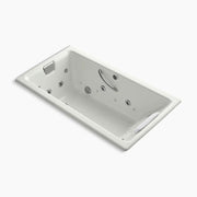 Kohler Tea-for-Two 66" x 36" drop-in Effervescence whirlpool bath K-856-V-NY - Plumbing Market