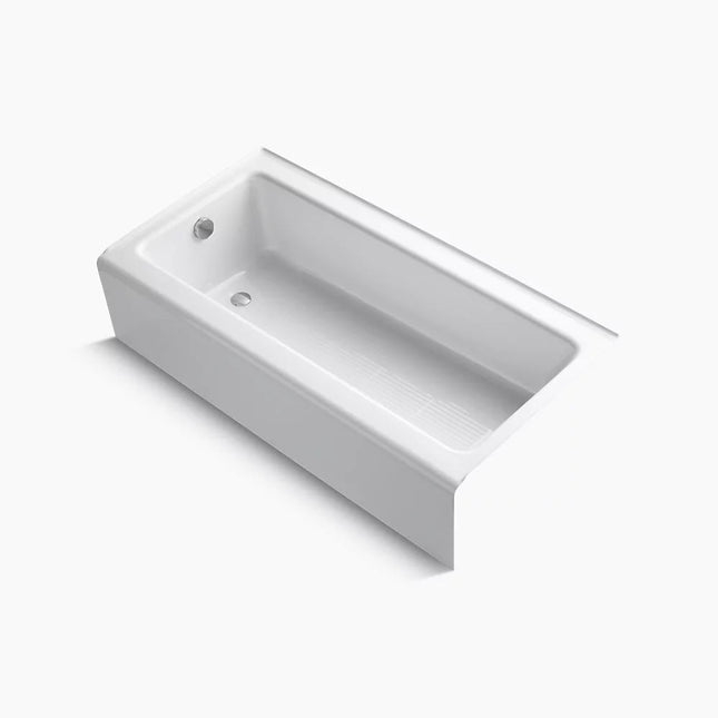 Kohler Bellwether 60" x 30-1/4" alcove bath, left drain K-837-0 - Plumbing Market