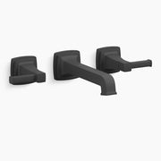 Kohler Riff Wall-mount bathroom sink faucet trim, 1.2 gpm K-T26432-4-BL - Plumbing Market