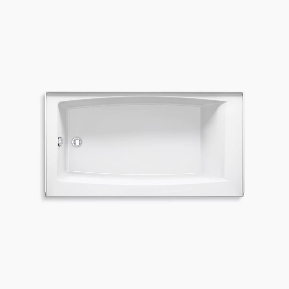 Kohler Entity 60" x 32" alcove bath with left drain K-26108-LA-0 - Plumbing Market