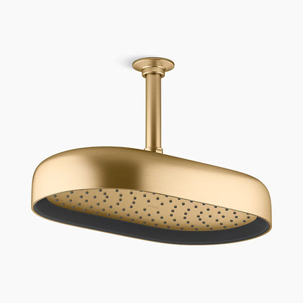 Kohler Statement 1F 14  Oblong Showerhead 26294-2MB - Plumbing Market