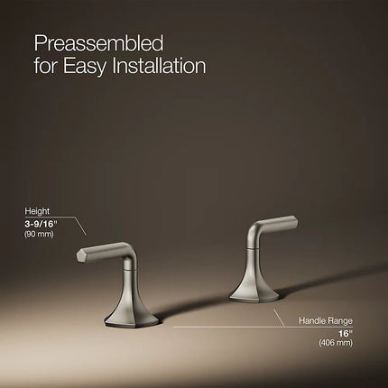 Kohler Occasion Lever bathroom sink faucet handles K-27010-4-BN - Plumbing Market