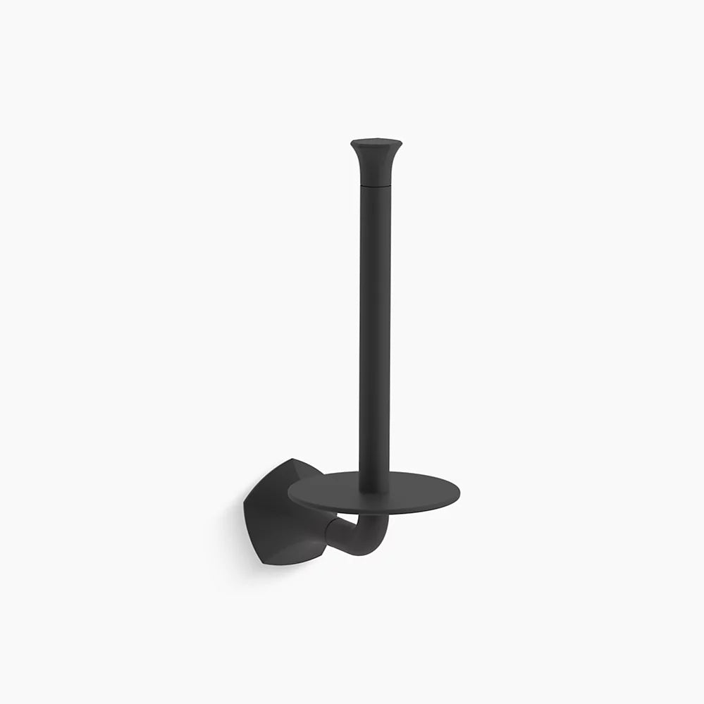 Kohler Occasion Vertical toilet paper holder K-27064-BL - Plumbing Market