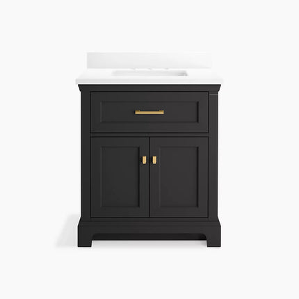 Kohler Charlemont 30" bathroom vanity cabinet with sink and quartz top K-29260-BD1-DWG - Plumbing Market