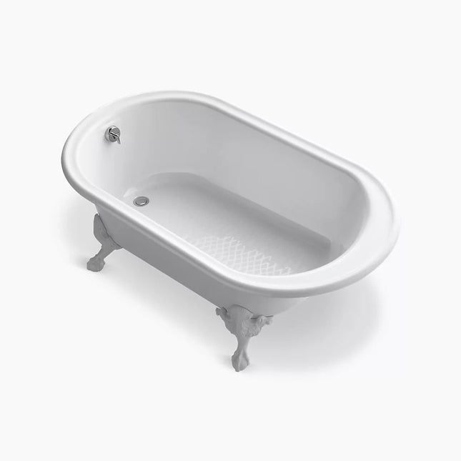 Kohler Iron Works Historic 66" x 36" freestanding bath K-710-W-0 - Plumbing Market
