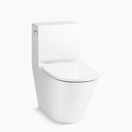 Kohler Brazn One Piece Compact Elongated Skirted Toilet Dual Flush 22378-0 - Plumbing Market