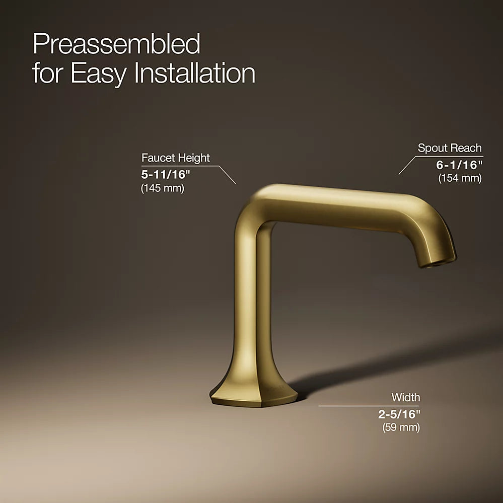 Kohler Occasion Bathroom sink faucet spout with Straight design, 0.5 gpm K-27009-N-2MB - Plumbing Market