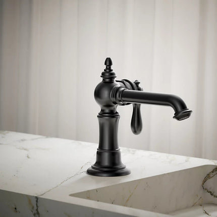 Kohler Artifacts Single-handle bathroom sink faucet, 1.2 gpm K-72762-9M-BL - Plumbing Market