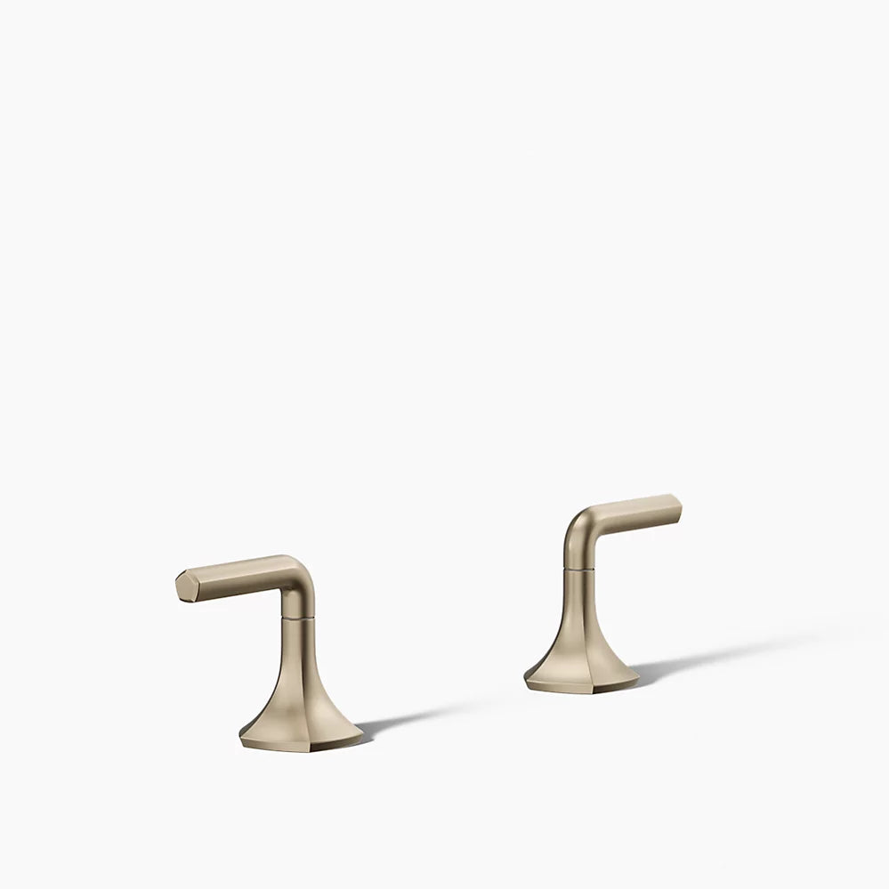 Kohler Occasion Lever bathroom sink faucet handles K-27010-4-BV - Plumbing Market