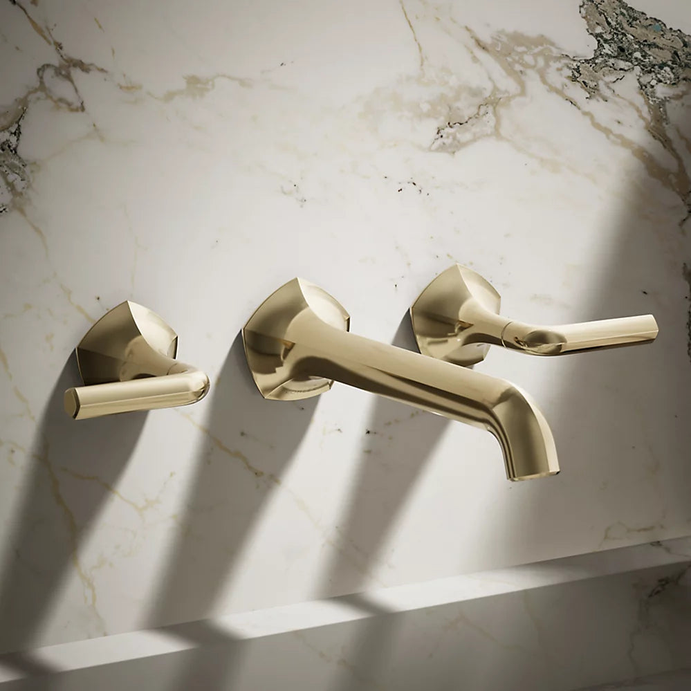 Kohler Occasion Wall-mount bathroom sink faucet Lever handle trim, 1.2 gpm K-T27013-4-AF - Plumbing Market