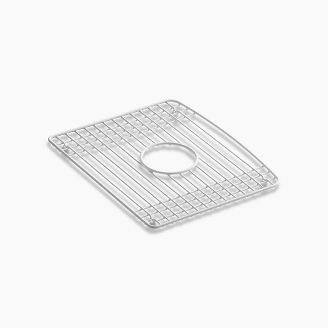 Kohler Deerfield 14-15/16" x 12-1/8" stainless steel bottom bowl rack K-6039-ST - Plumbing Market