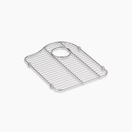Kohler Hartland Stainless steel sink rack, 13-1/8" x 16-7/8", for right-hand bowl K-5135-ST - Plumbing Market