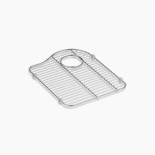 Kohler Hartland Stainless steel sink rack, 13-1/8" x 16-7/8", for right-hand bowl K-5135-ST - Plumbing Market
