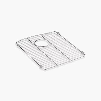 Kohler Kennon Stainless steel sink rack, 13 5/8" x 16 1/2", for left-hand bowl K-5662-ST - Plumbing Market