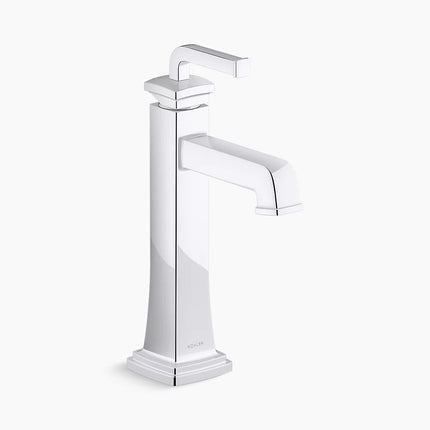 Kohler Riff Tall single-handle bathroom sink faucet, 0.5 gpm K-26430-4N-CP - Plumbing Market