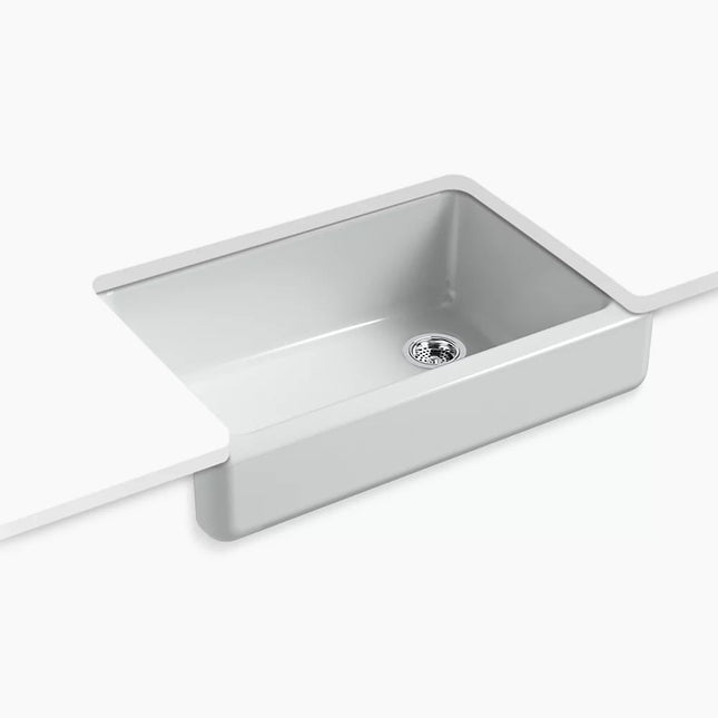 Kohler Whitehaven 32-1/2" undermount single-bowl farmhouse kitchen sink K-5826-95 - Plumbing Market