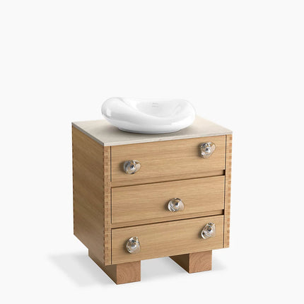 Kohler Landshapes by Daniel Arsham 30" bathroom vanity cabinet K-32264-STT - Plumbing Market