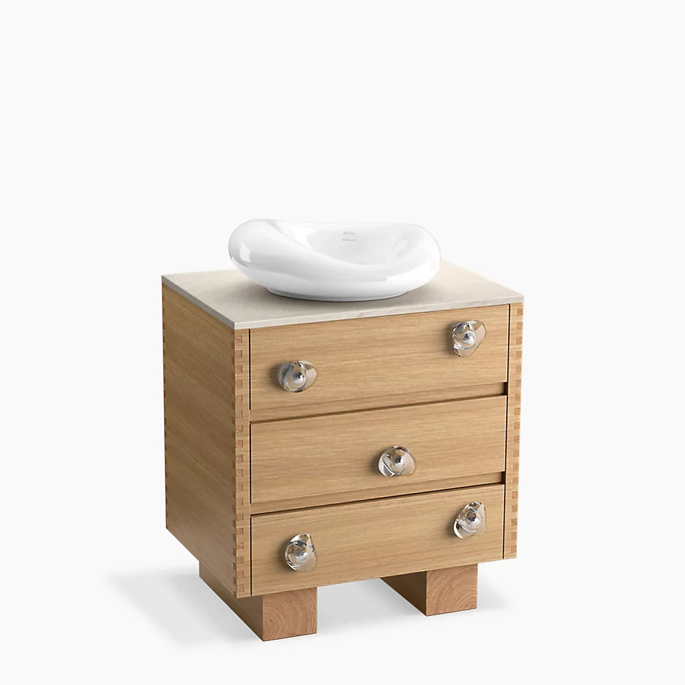 Kohler Landshapes by Daniel Arsham 30" bathroom vanity cabinet K-32264-STT - Plumbing Market