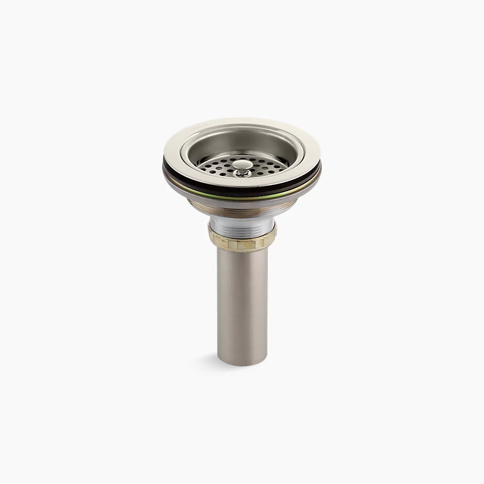 Kohler Duostrainer Sink drain and strainer with tailpiece K-8801-SN - Plumbing Market