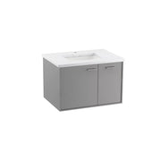 Kohler Jute 30" wall-hung bathroom vanity cabinet K-99541-R-1WT - Plumbing Market