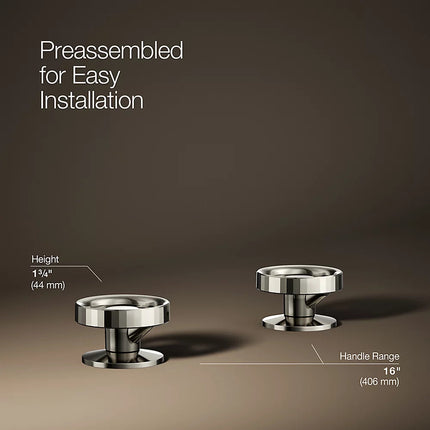 Kohler Components Industrial bathroom sink faucet handles K-77974-9-SN - Plumbing Market