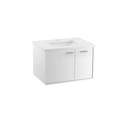 Kohler Jute 30" wall-hung bathroom vanity cabinet K-99541-R-1WA - Plumbing Market