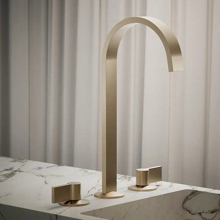 Kohler Components Bathroom sink faucet spout with Ribbon design, 1.2 gpm K-77966-BV - Plumbing Market