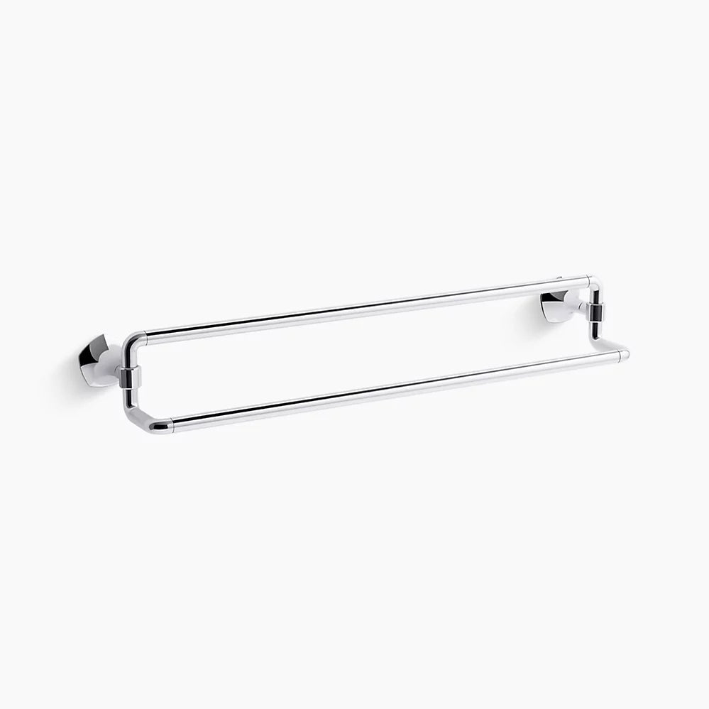 Kohler Occasion 24" double towel bar K-27062-CP - Plumbing Market