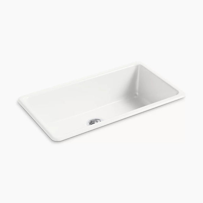 Kohler Iron/Tones 33" top-/undermount single-bowl kitchen sink K-5707-FF - Plumbing Market