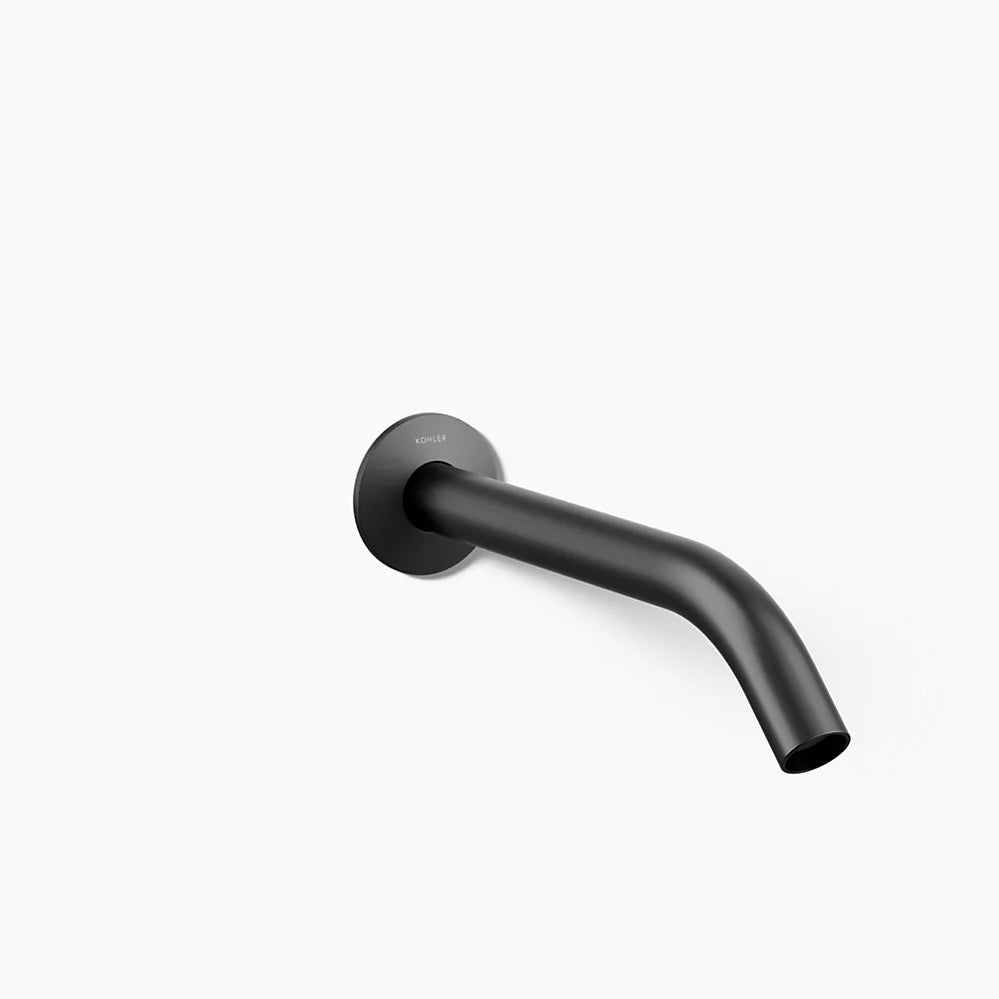 Kohler Components Wall-mount bathroom sink faucet spout with Tube design, 1.2 gpm K-T23890-BL - Plumbing Market