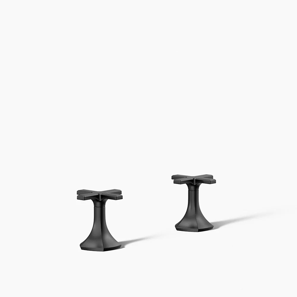 Kohler Occasion Cross bathroom sink faucet handles K-27010-3-BL - Plumbing Market