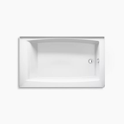 Kohler Entity 60" x 36" alcove bath with right drain K-26107-RA-0 - Plumbing Market