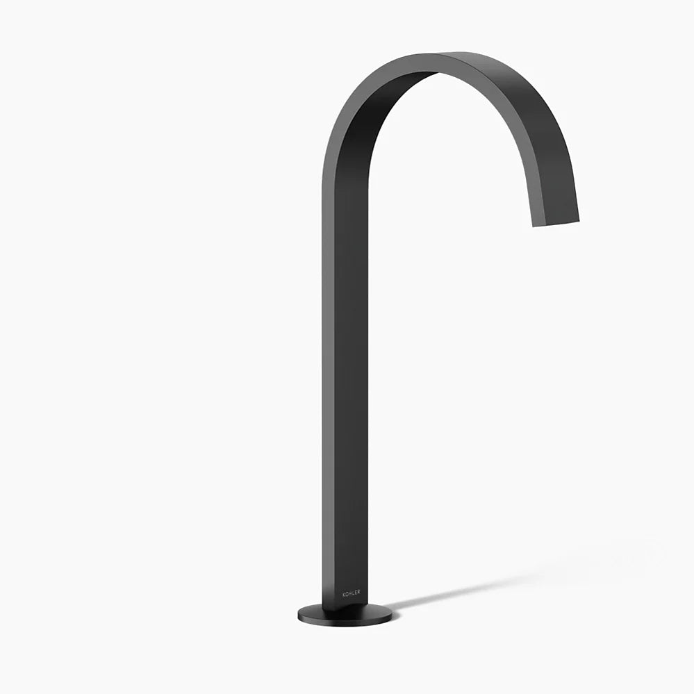 Kohler Components Bathroom sink faucet spout with Ribbon design, 1.2 gpm K-77966-BL - Plumbing Market
