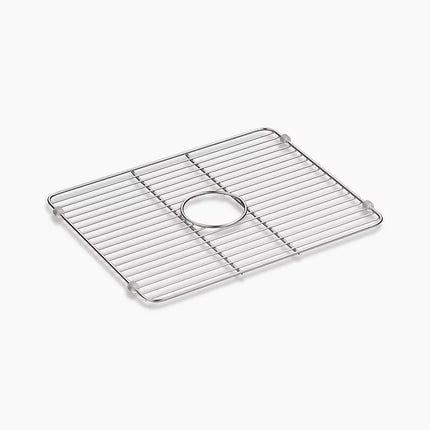 Kohler Iron/Tones Stainless steel large sink rack, 18-1/4" x 14-3/8" K-5137-ST - Plumbing Market