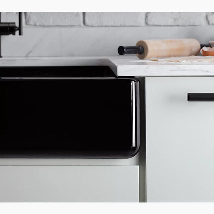 Kohler Whitehaven 35-3/4" undermount single-bowl farmhouse kitchen sink K-6489-FF - Plumbing Market