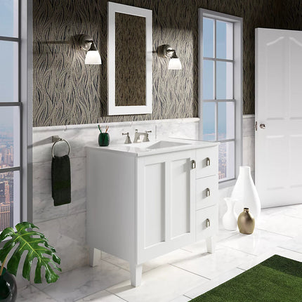 Kohler Poplin 36" bathroom vanity cabinet K-99533-LGR-1WA - Plumbing Market