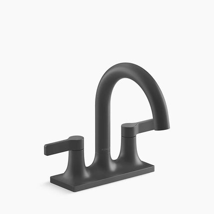 Kohler Venza Centerset bathroom sink faucet, 0.5 gpm K-28124-4N-BL - Plumbing Market