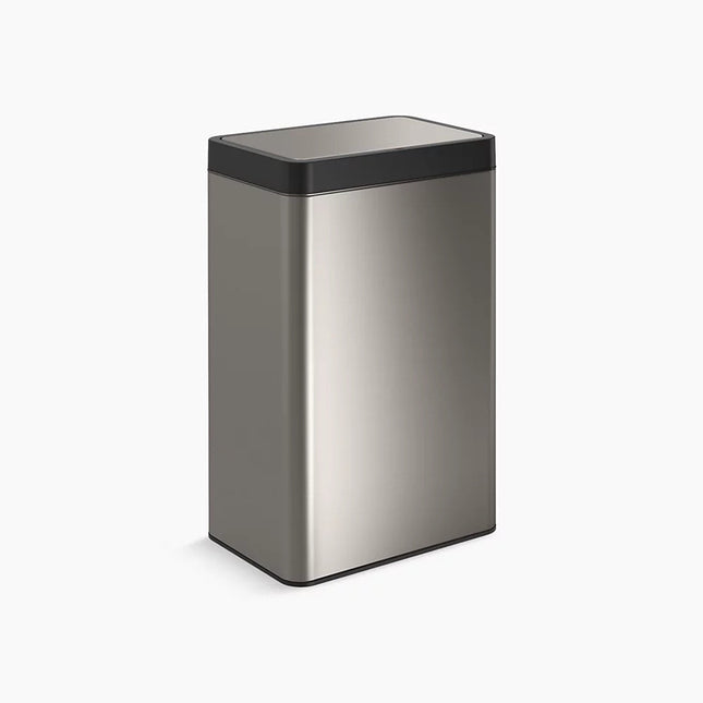 Kohler 13-gallon touchless stainless steel trash can K-23825-ST - Plumbing Market